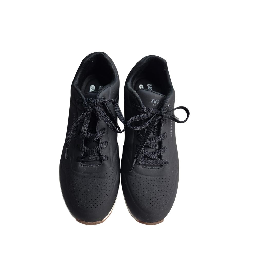 Sketchers UNO-Stand on Air Women's Size 11, Black, Wedge Fit Hidden 1-inch Heel